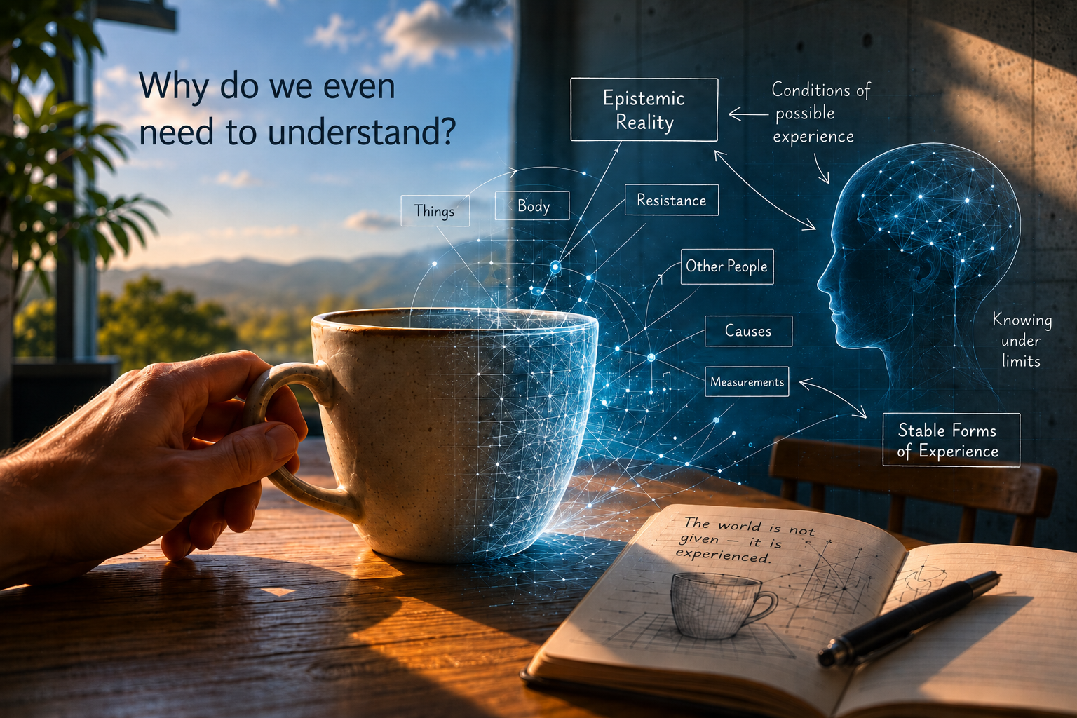 Why do we even need to understand? Epistemic Reality.